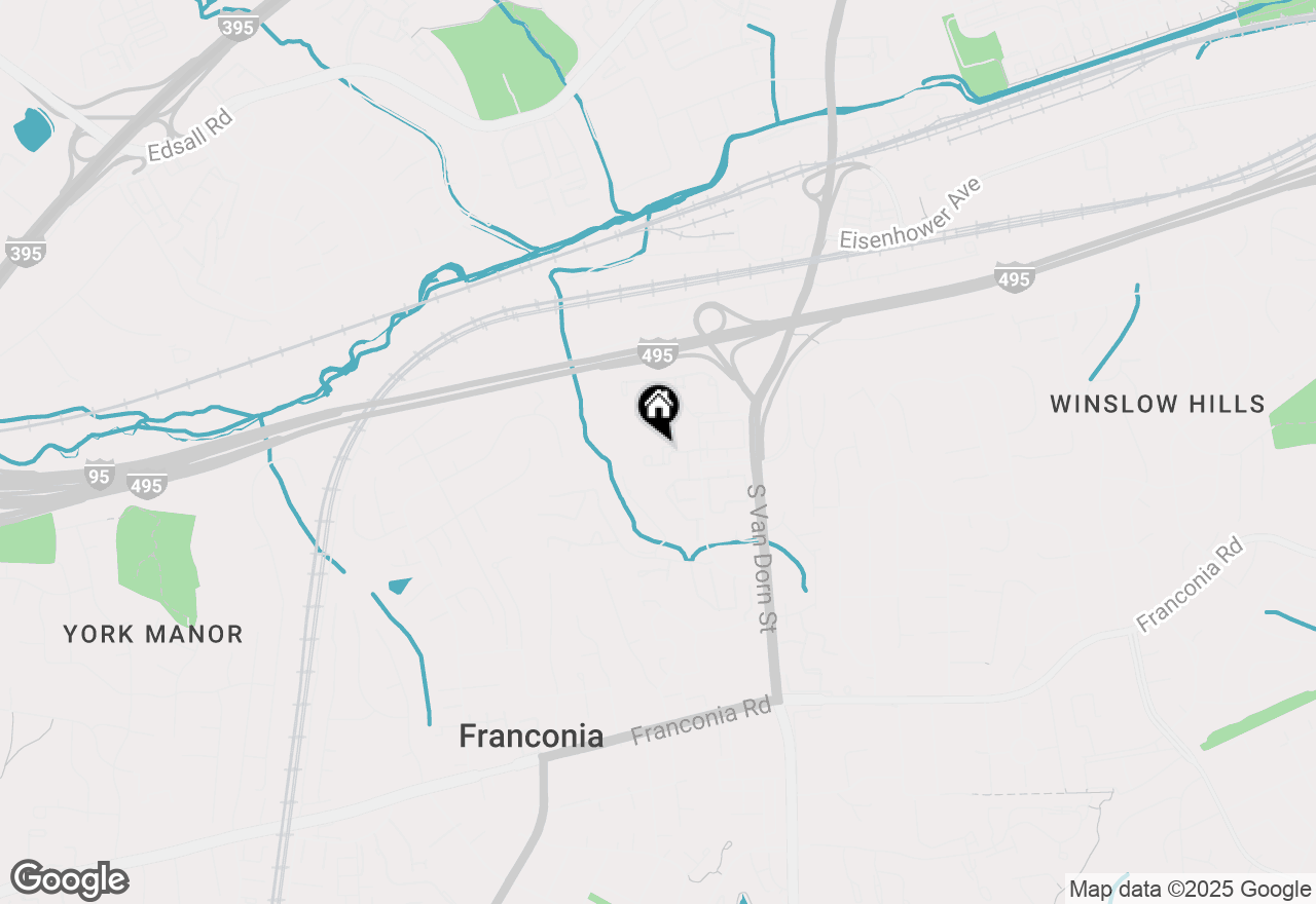 Map of 5986 Kimberly Anne Way, Alexandria, VA 22310