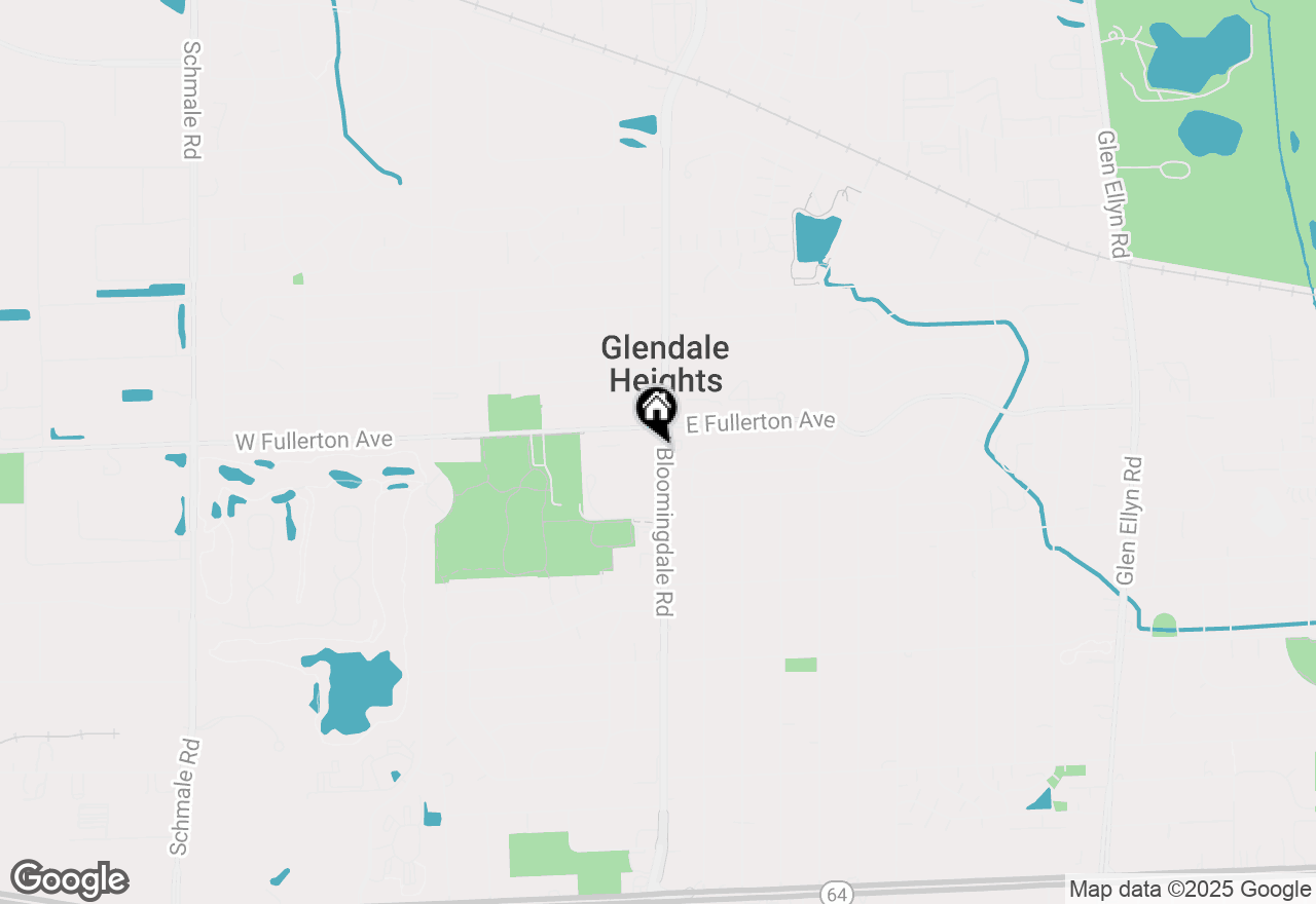 Map of 1578 Bloomingdale Road, Glendale Heights, IL 60139