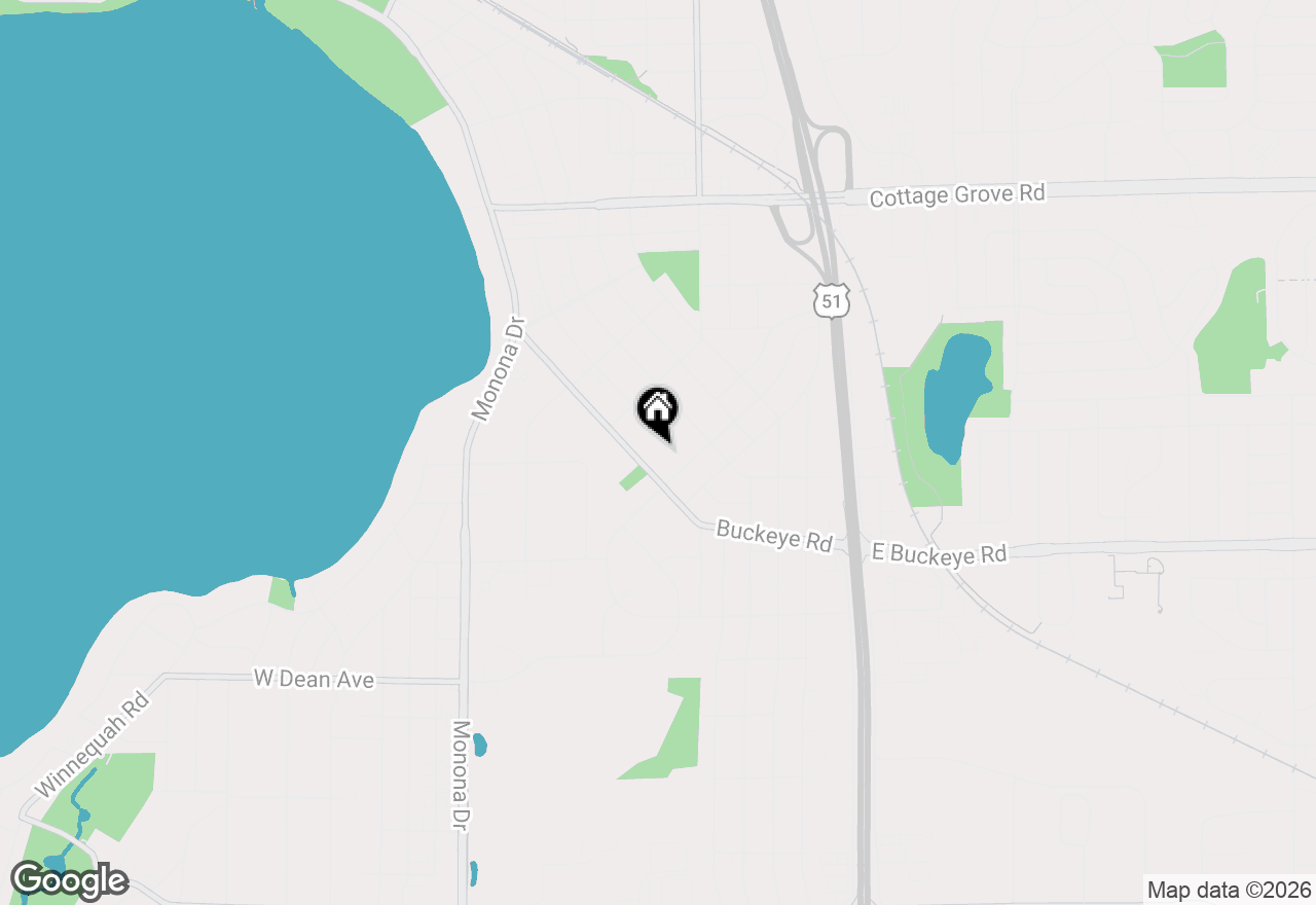 Map of 4321 Hegg Avenue, Madison, WI 53716