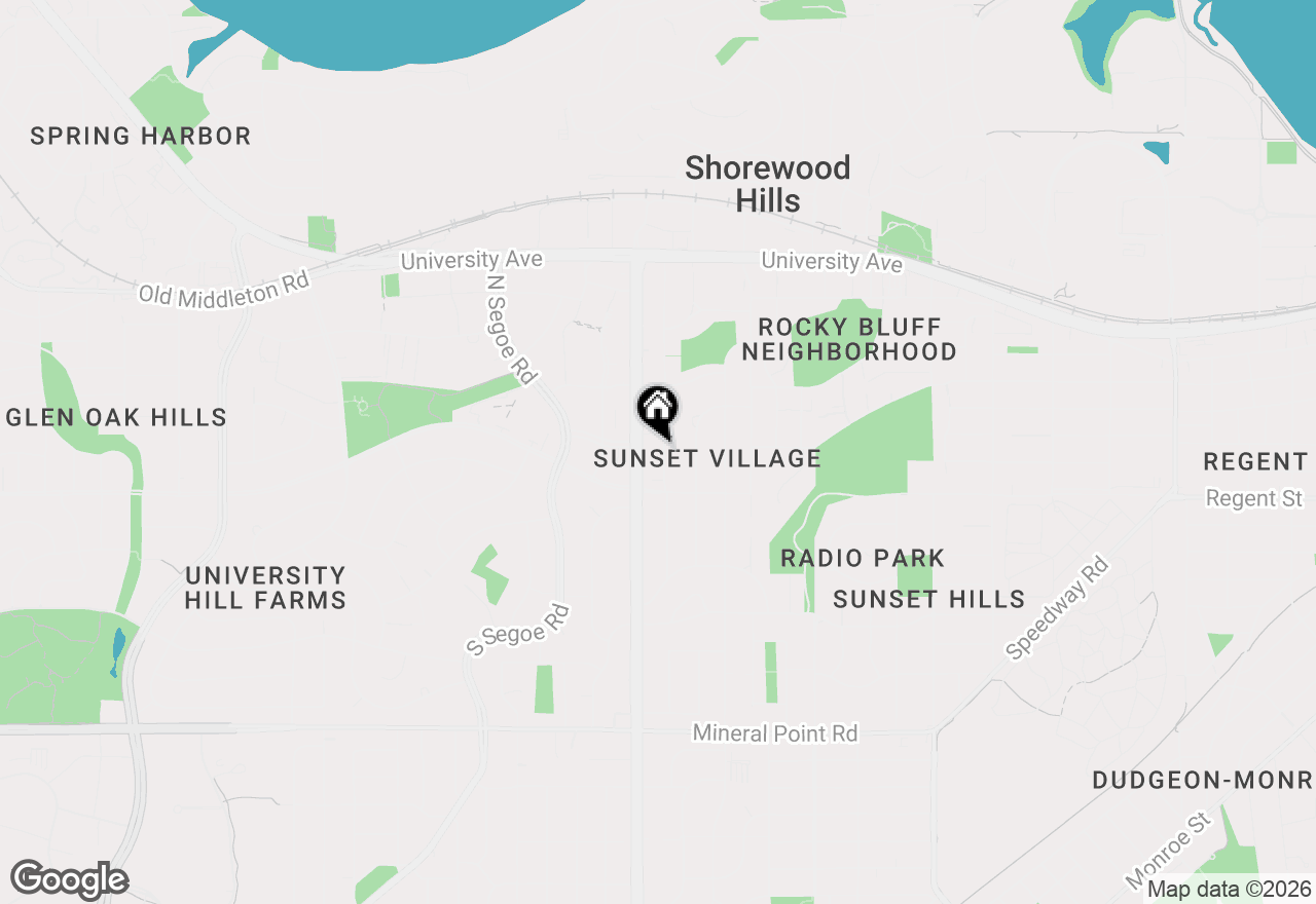 Map of 226 N Meadow Lane, Madison, WI 53705