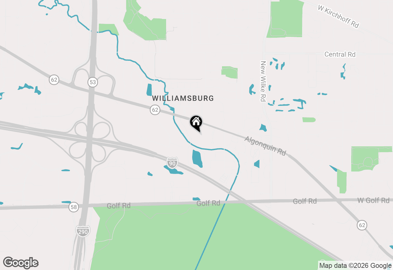 Map of 5200 Carriageway Drive #214, Rolling Meadows, IL 60008