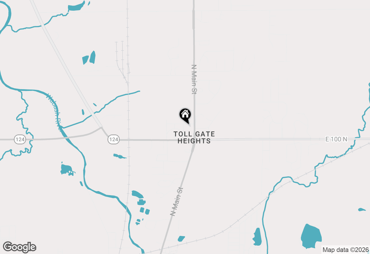 Map of 1427 Garr Street, Bluffton, IN 46714