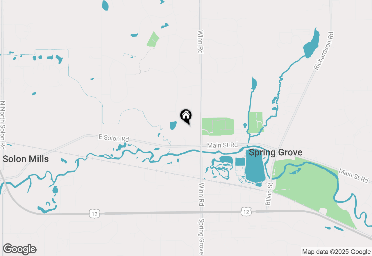 Map of 8207 Squirrel Drive, Spring Grove, IL 60081