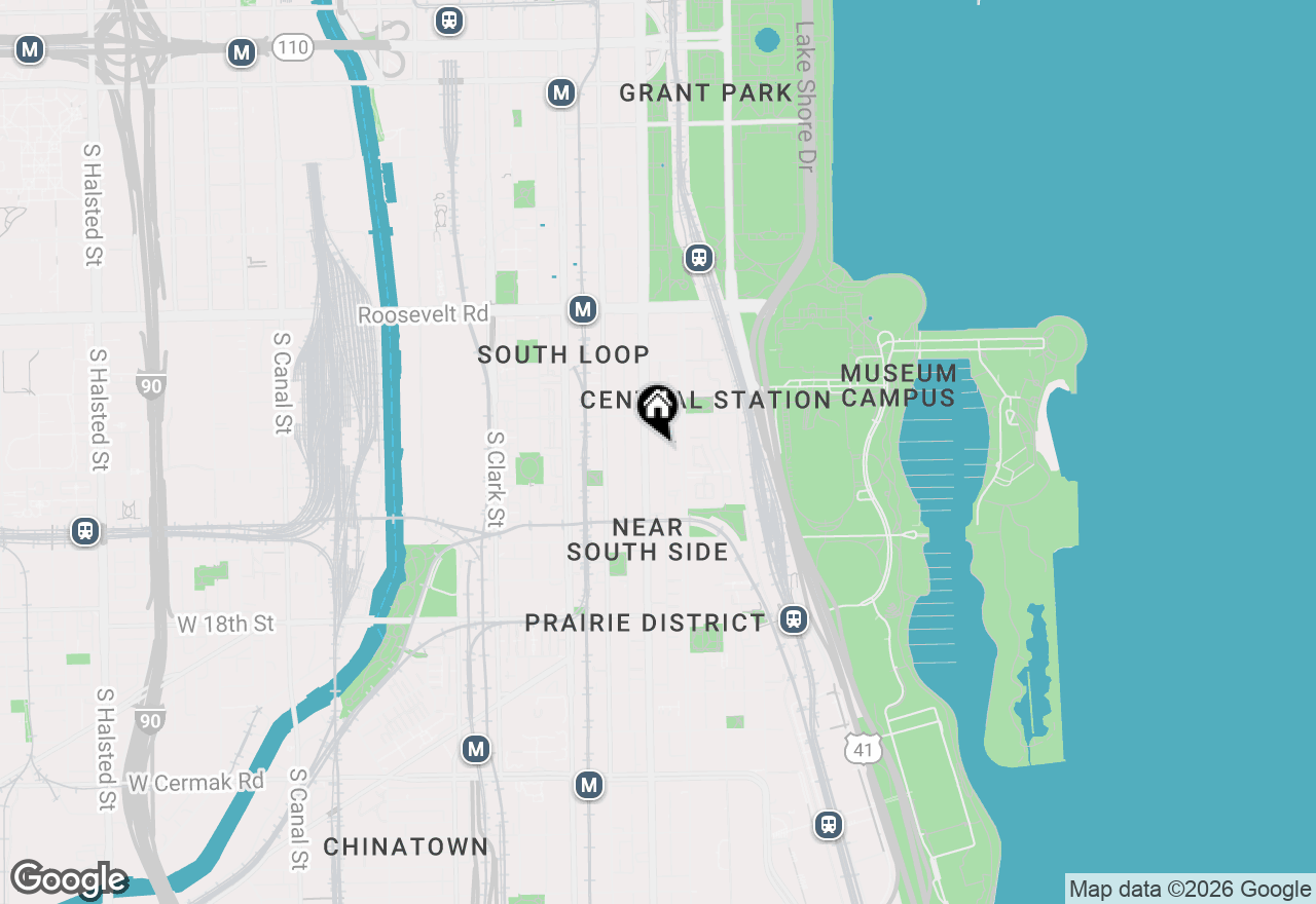 Map of 1439 S Michigan Avenue #104, Chicago, IL 60605
