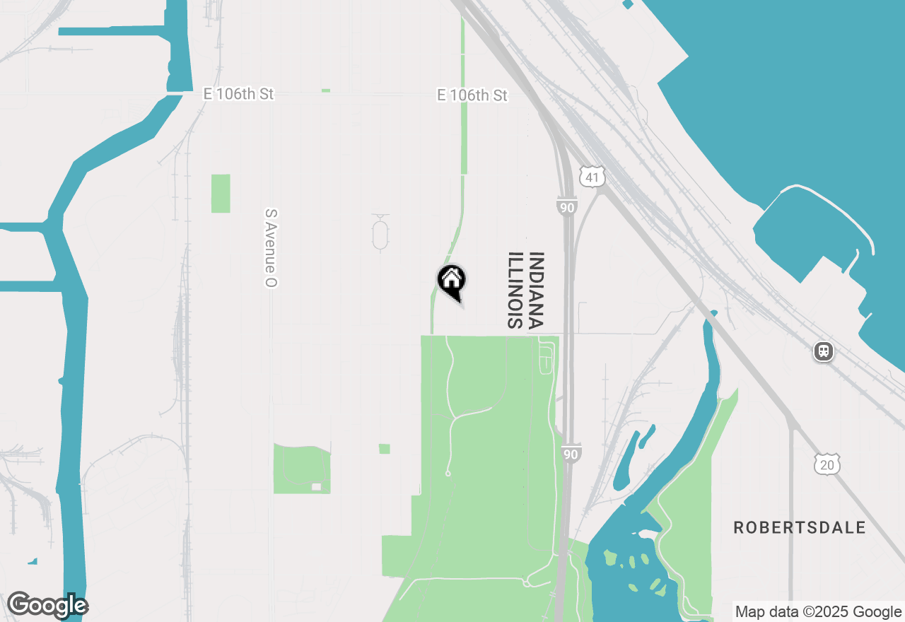 Map of 11123 S Avenue B, Chicago, IL 60617