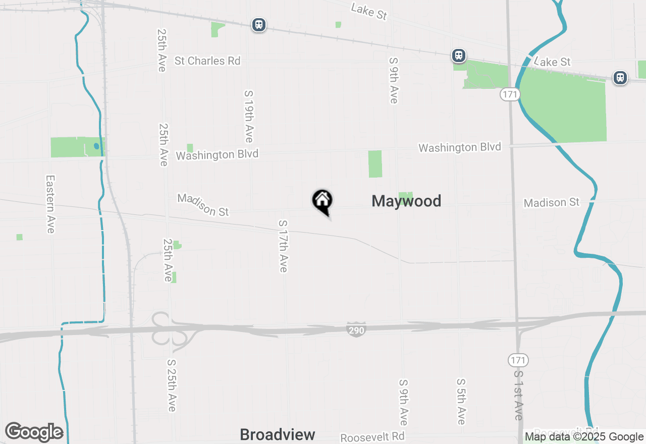 Map of 1016 S 14th Avenue, Maywood, IL 60153