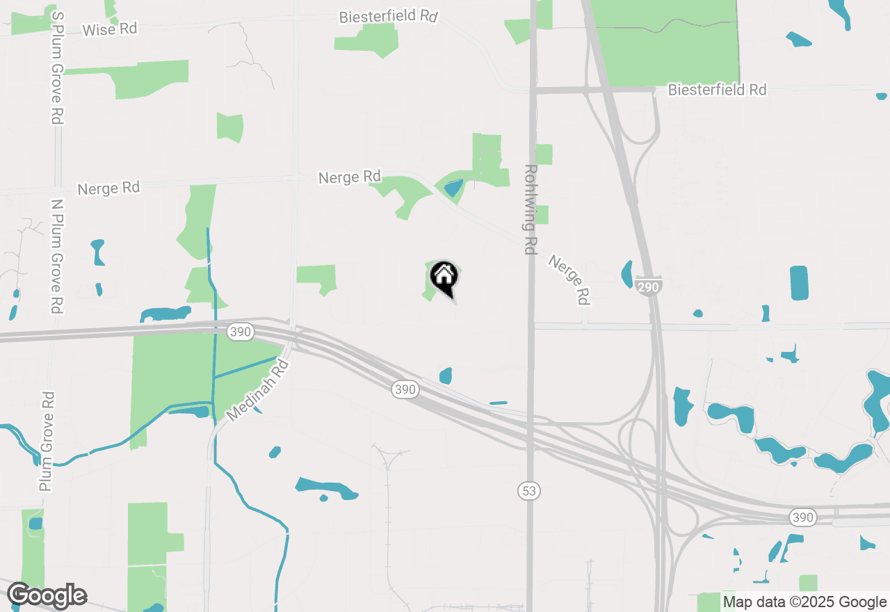 Map of 1485 Worden Way, Elk Grove Village, IL 60007