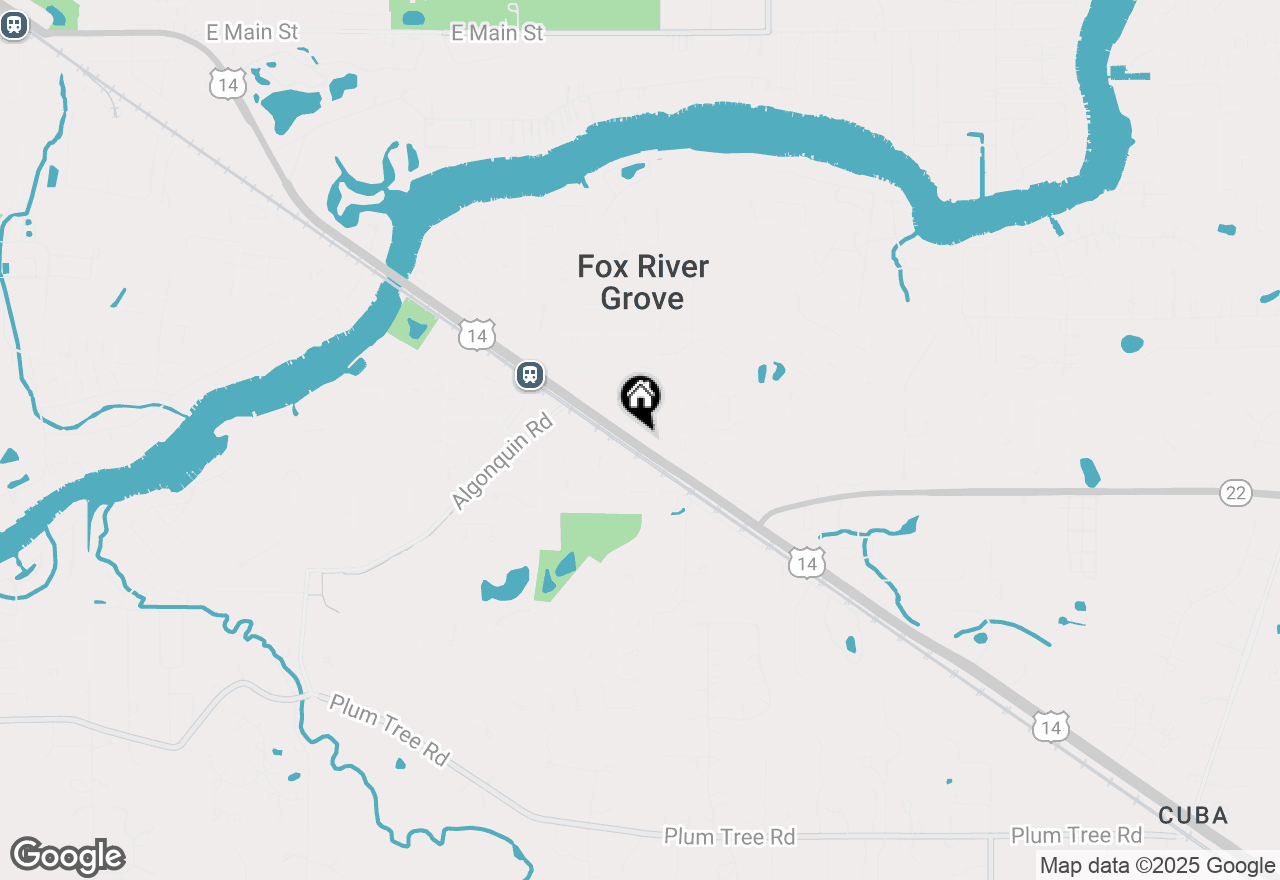 Map of 670 Northwest Highway, Fox River Grove, IL 60021