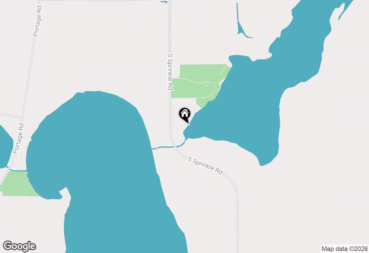 Map of 8929 Waruf Avenue, Portage, MI 49002