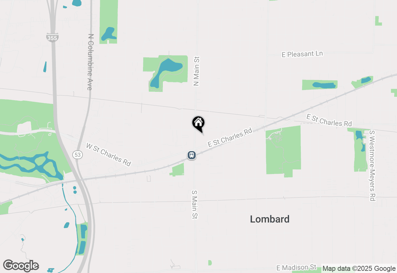 Map of 33 N Main Street #4J, Lombard, IL 60148