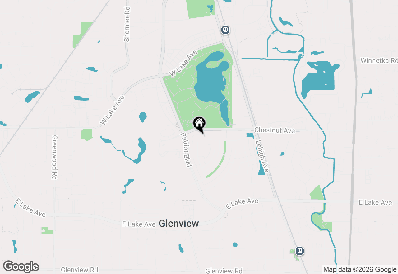 Map of 2566 Fielding Drive, Glenview, IL 60026