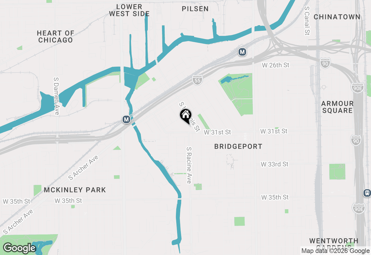 Map of 3028 S Haynes Court, Chicago, IL 60608