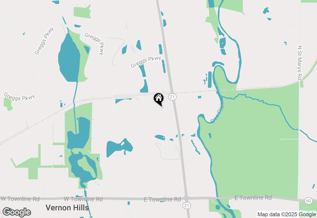 Map of 657 Cuneo Boulevard, Vernon Hills, IL 60061