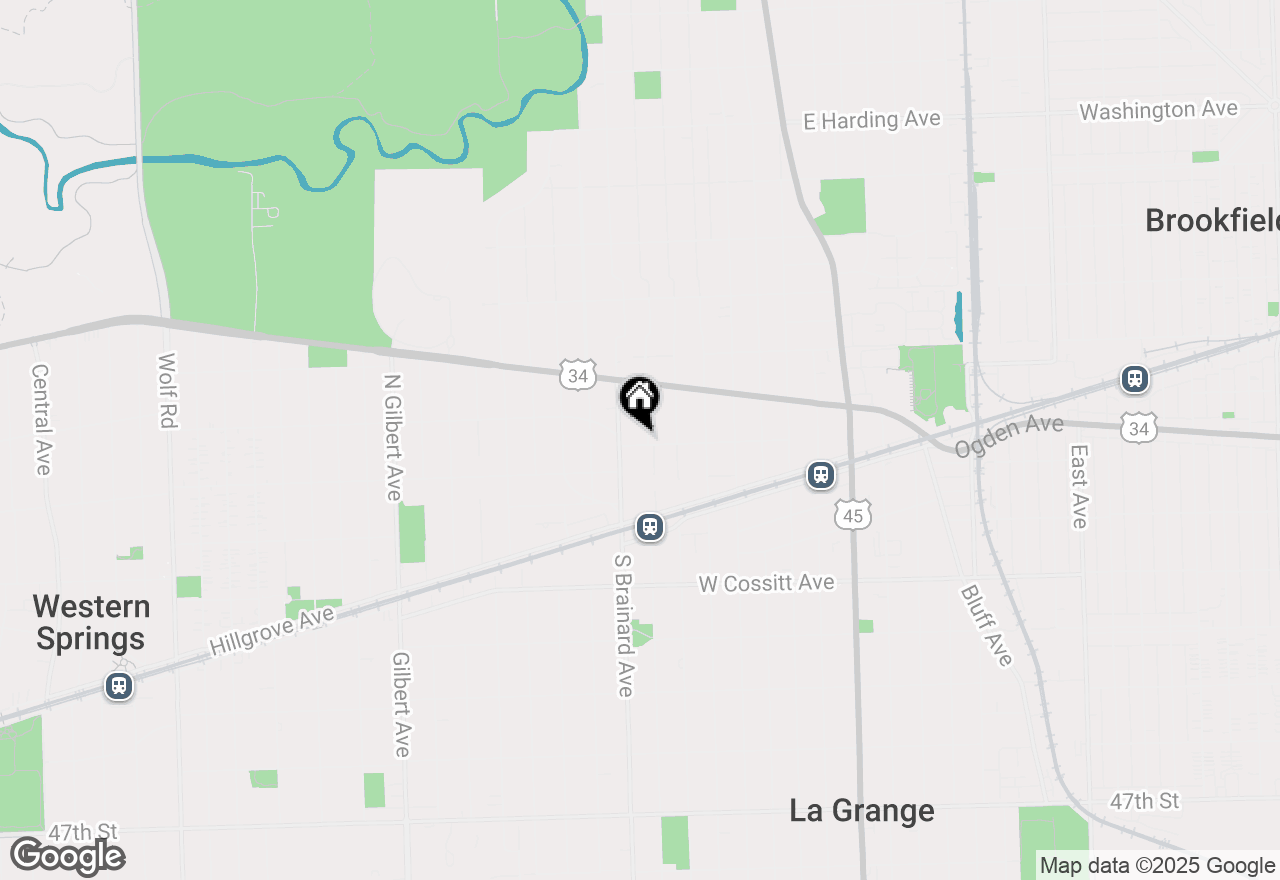 Map of 709 Bell Avenue, La Grange, IL 60525