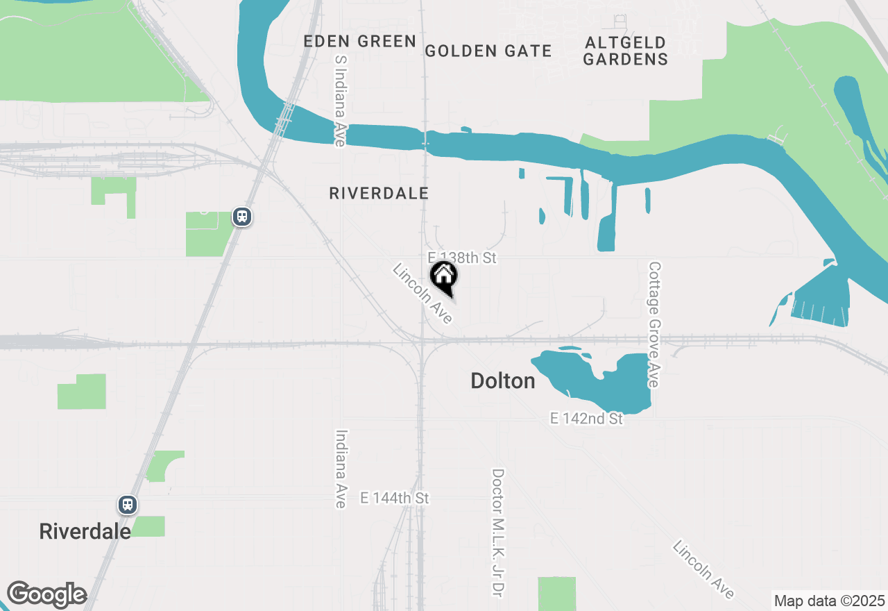 Map of 13919 Lincoln Avenue, Dolton, IL 60419