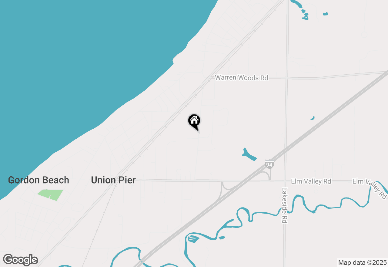 Map of 9441 California Road, Union Pier, MI 49129