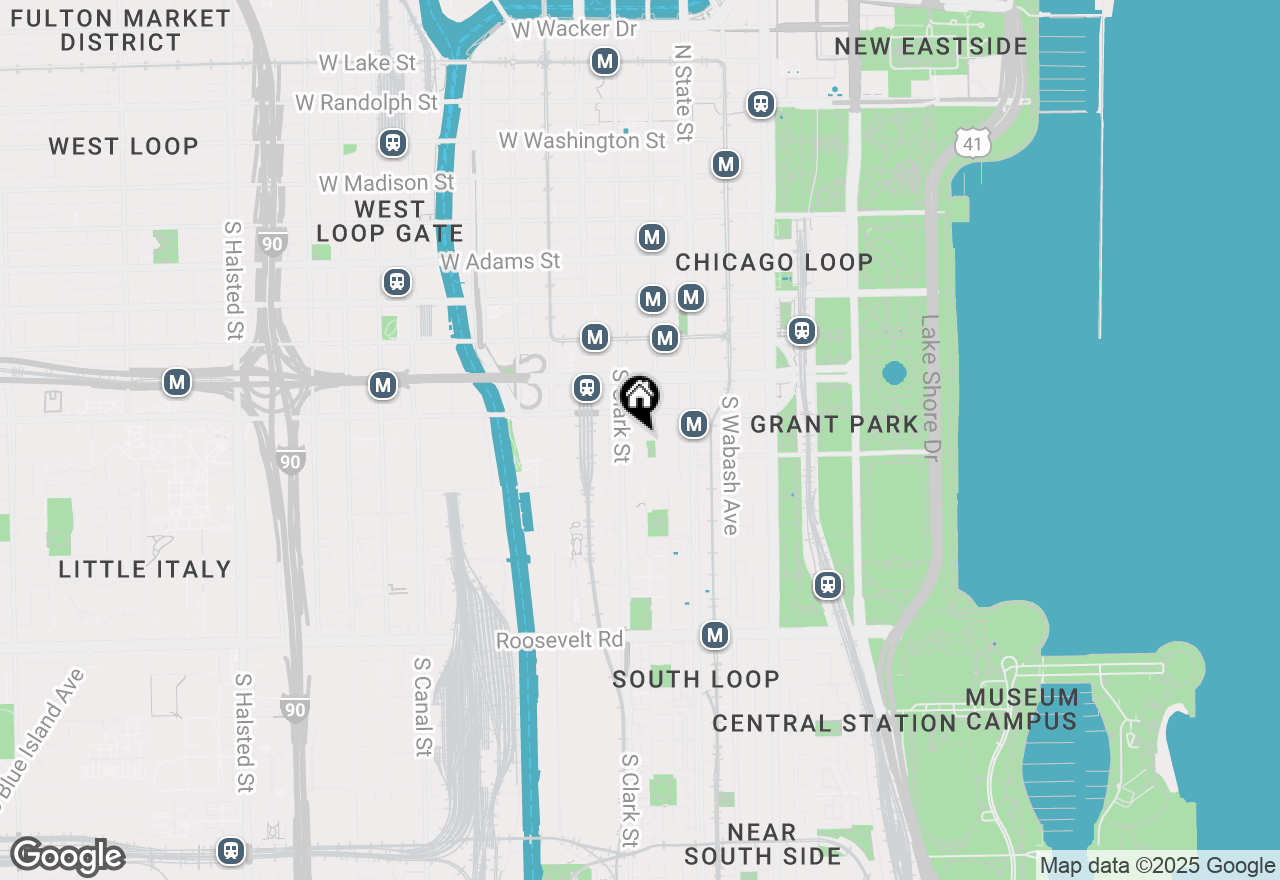 Map of 640 S Federal Street #702, Chicago, IL 60605