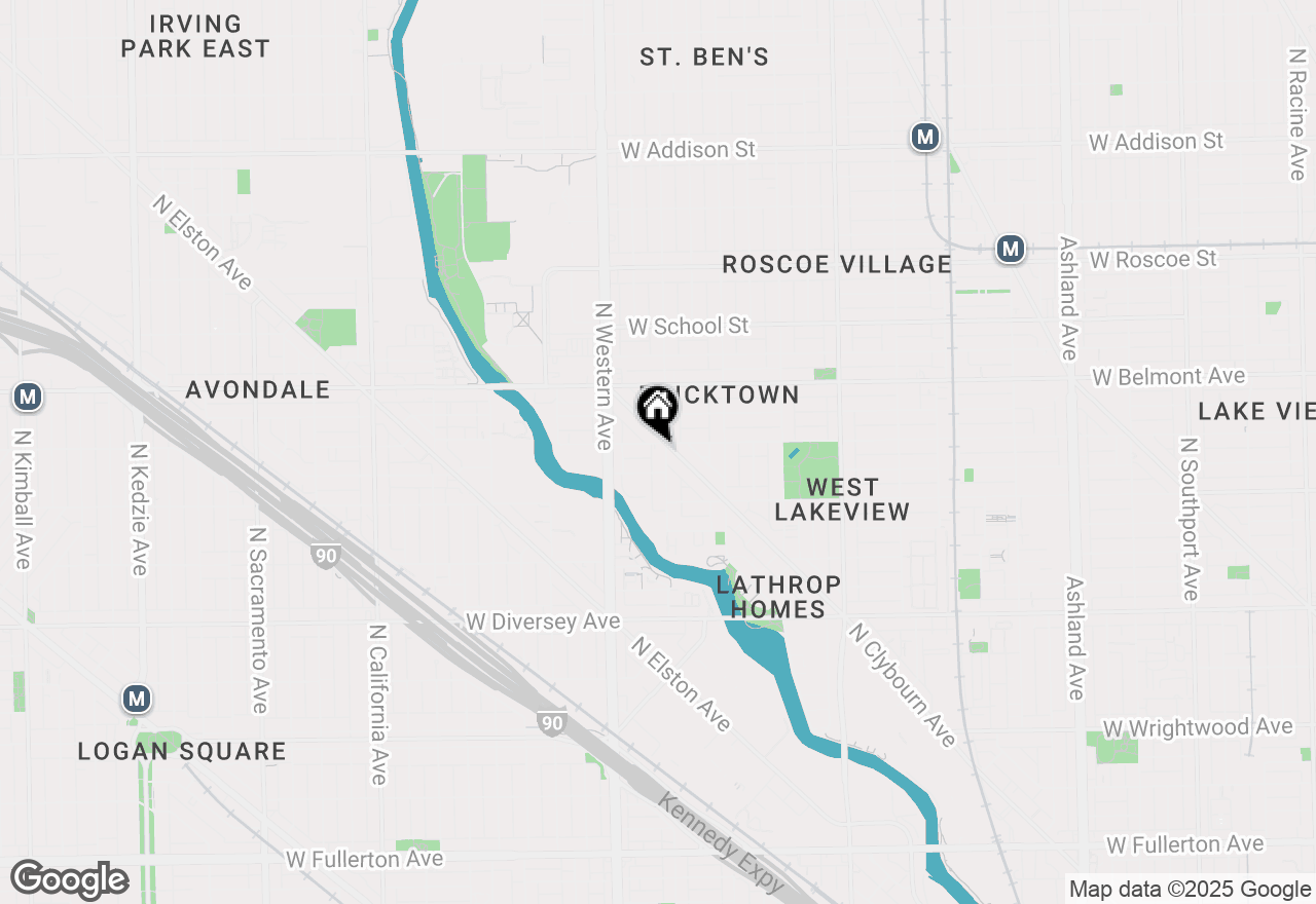 Map of 3052 N Oakley Avenue #1, Chicago, IL 60618