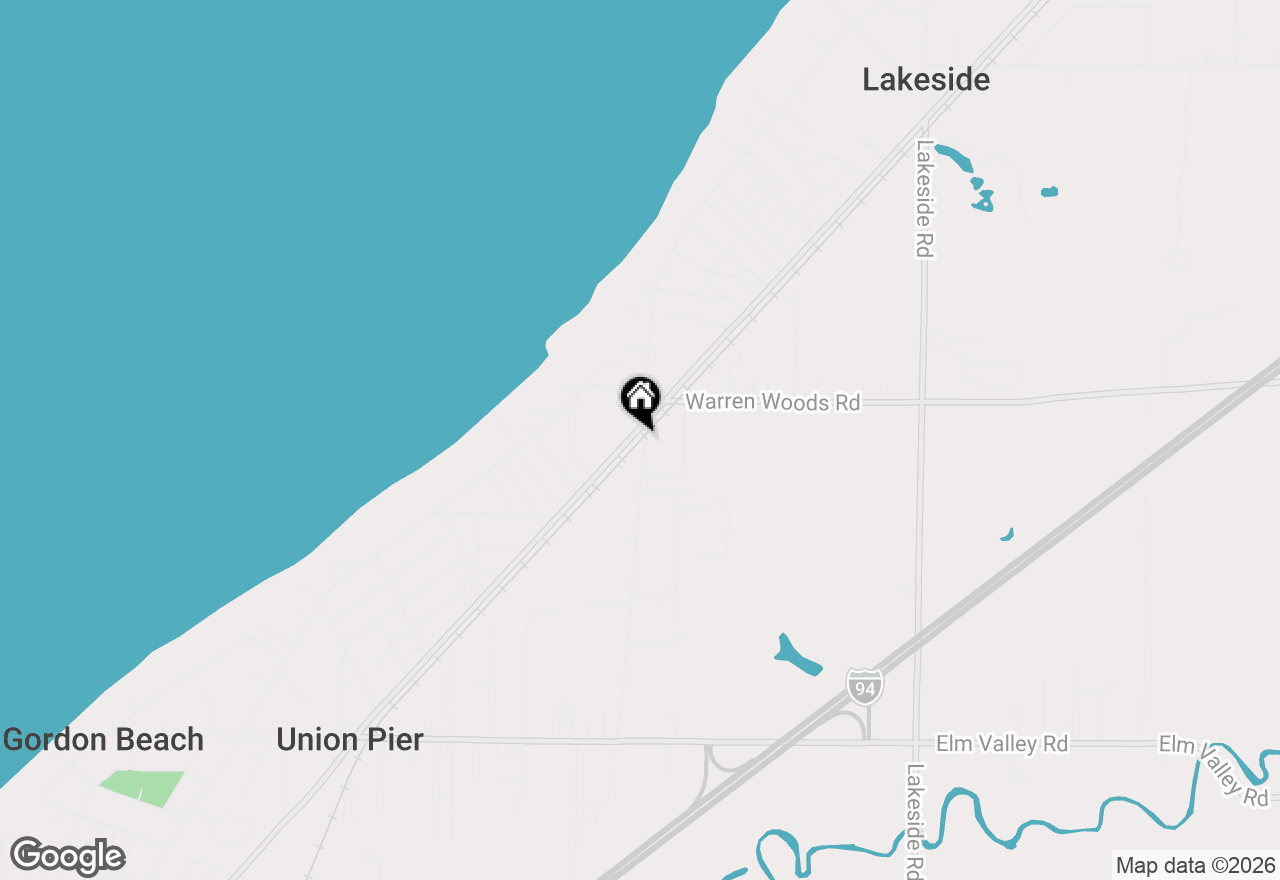 Map of 15660 Locke Road, Union Pier, MI 49129
