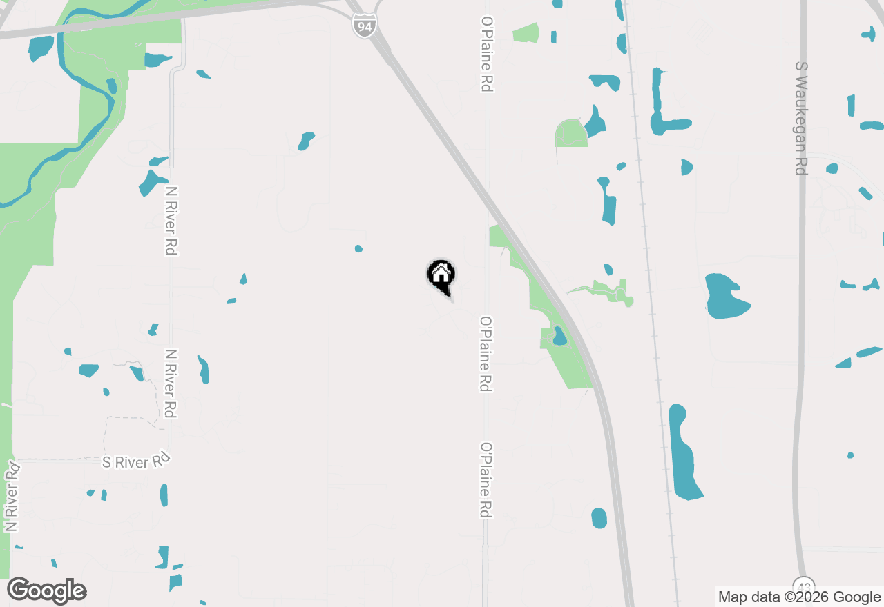 Map of 1571 Rudd Court, Libertyville, IL 60048
