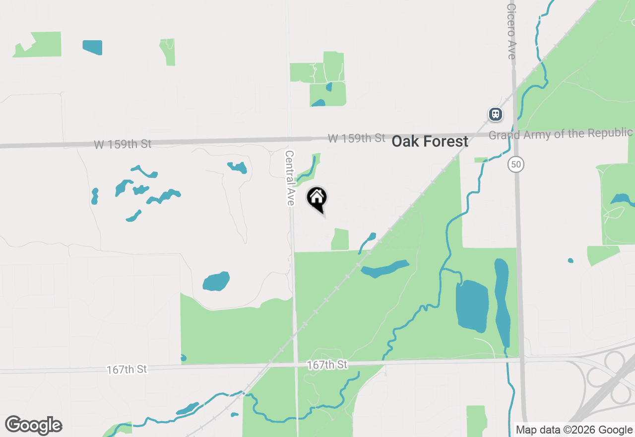 Map of 16150 Pamela Court, Oak Forest, IL 60452
