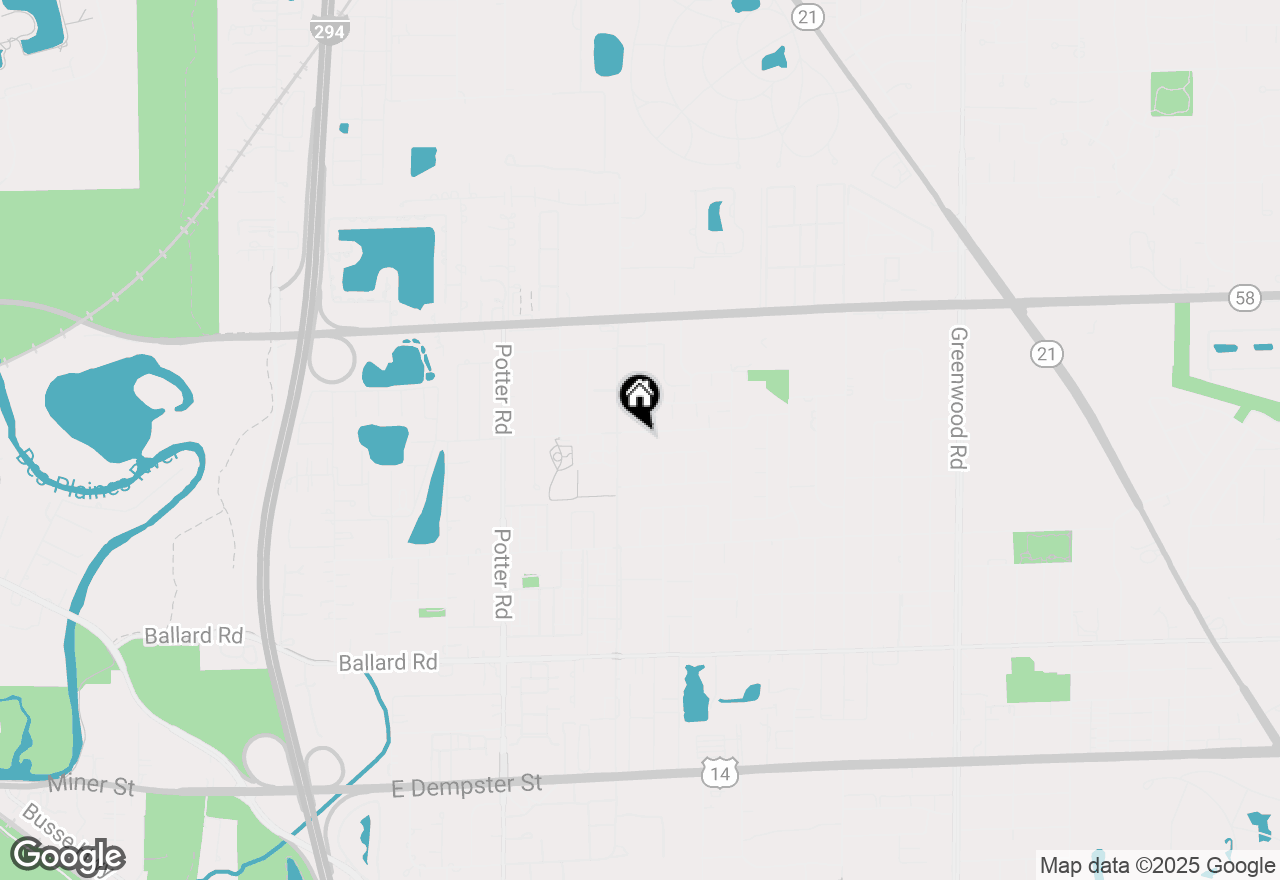 Map of 9149 W Emerson Street, Des Plaines, IL 60016