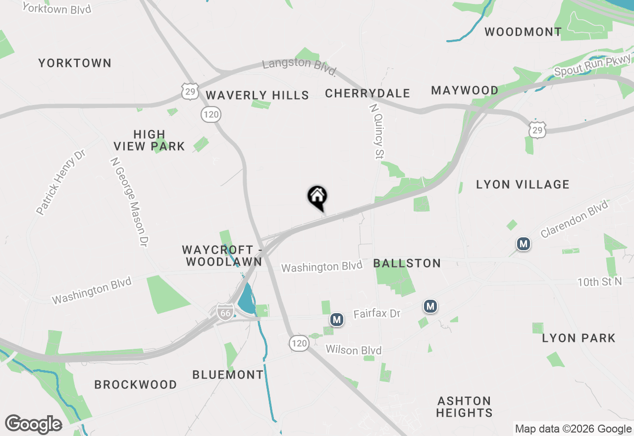 Map of 4246 15th Street N, Arlington, VA 22207