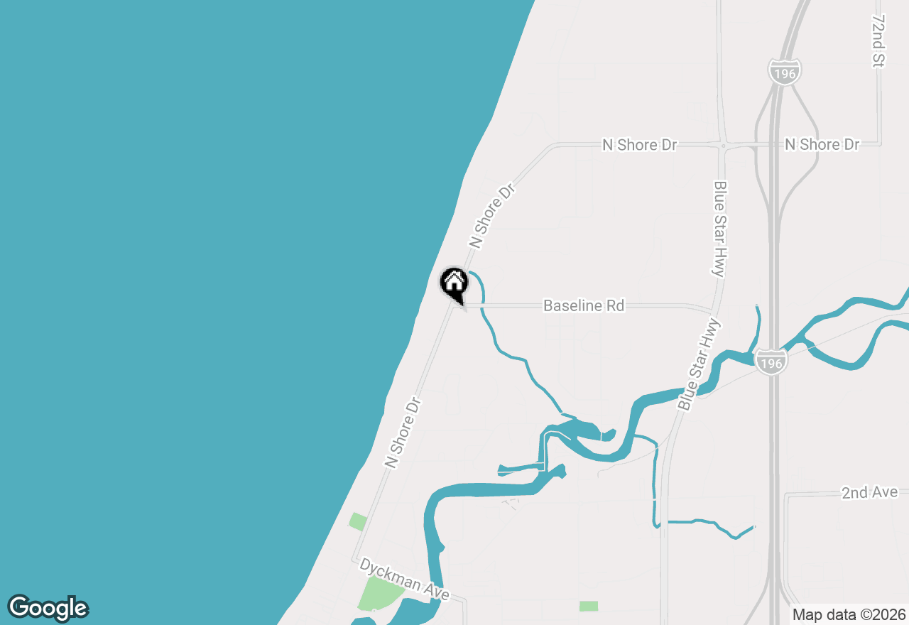 Map of 776 North Shore Drive, South Haven, MI 49090