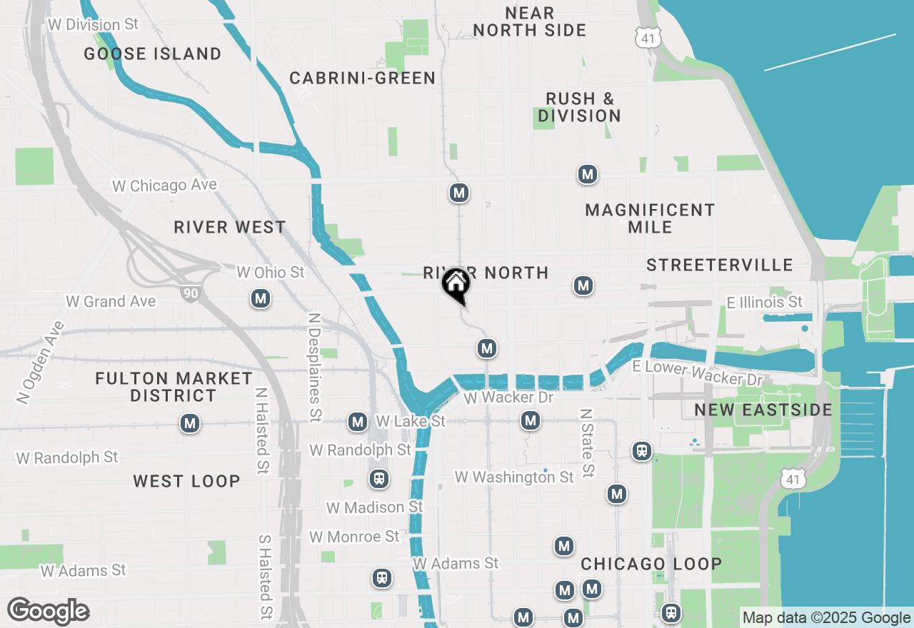 Map of 311 W Illinois Street #1911, Chicago, IL 60654