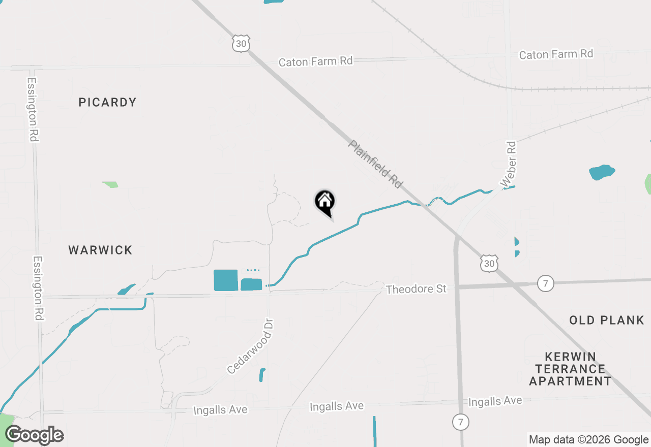 Map of 2217 Manico Drive, Crest Hill, IL 60403