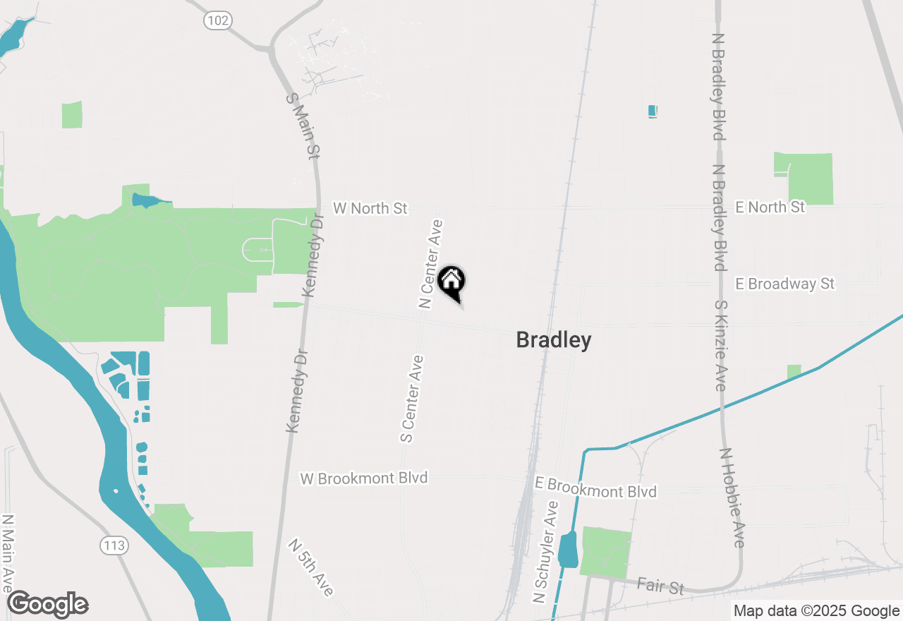 Map of 148 N Grand Avenue, Bradley, IL 60915