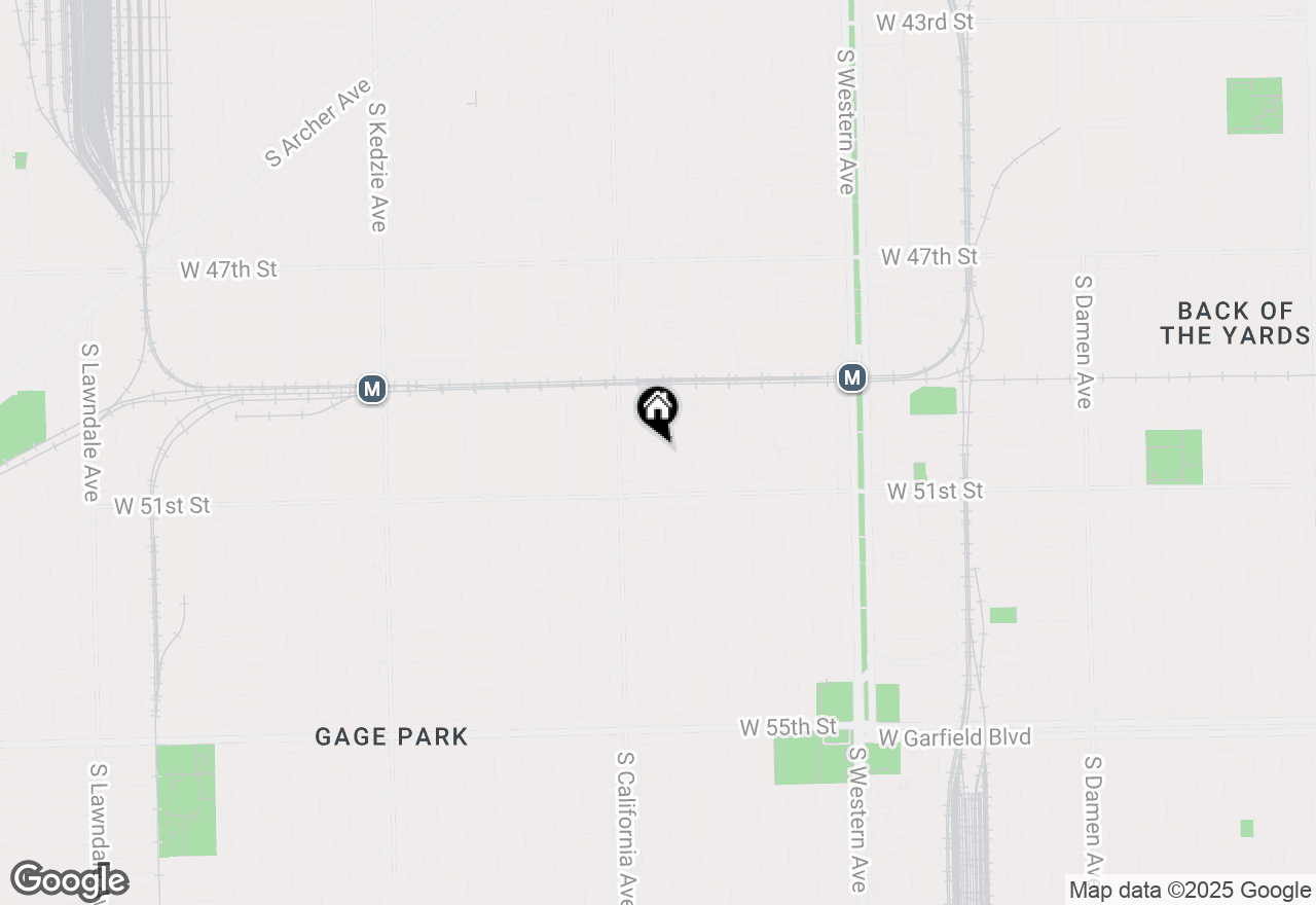 Map of 5015 S Fairfield Avenue, Chicago, IL 60632