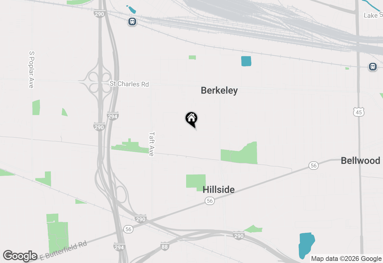 Map of 4938 W Randolph Street, Hillside, IL 60162