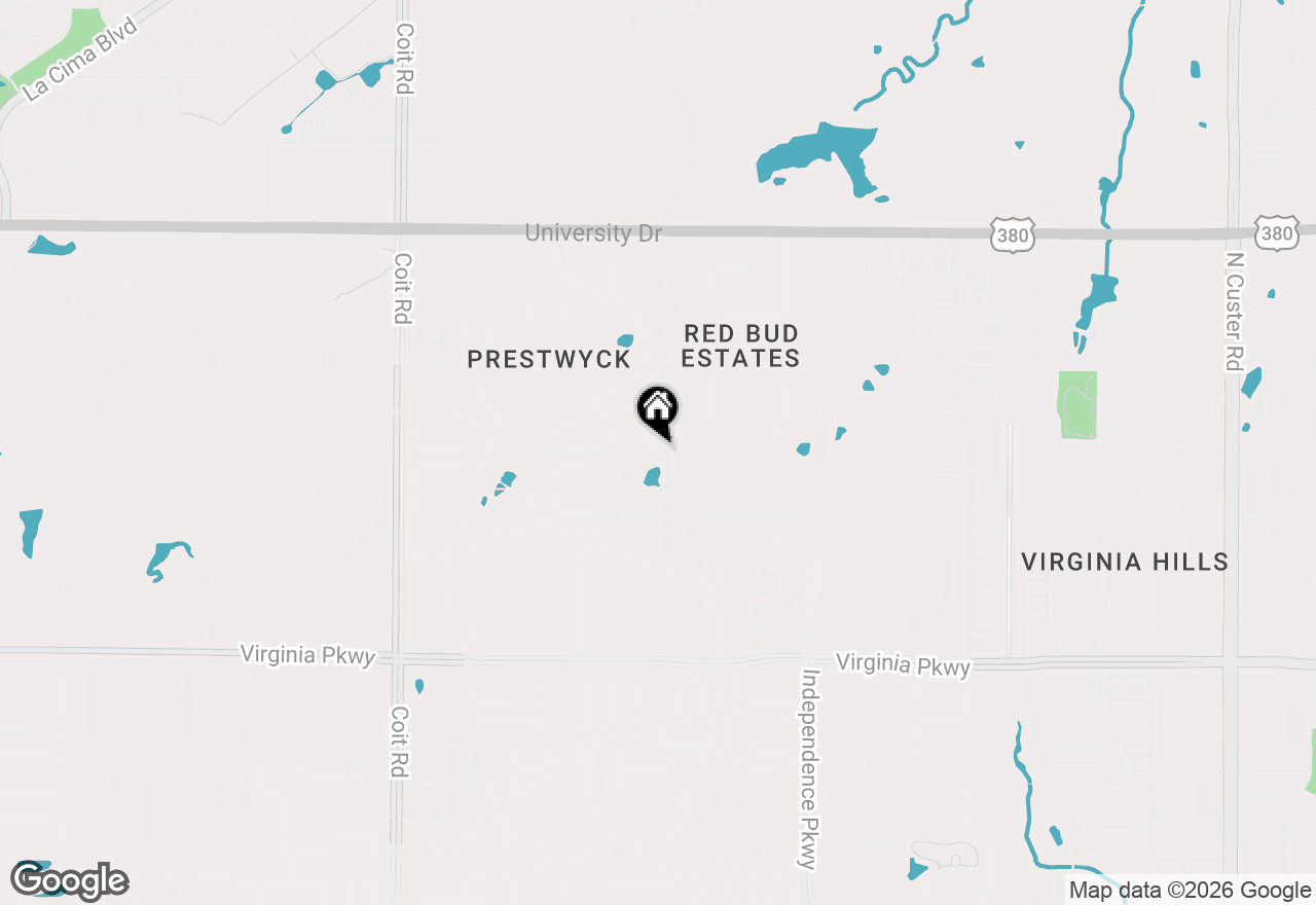 Map of 11505 Beckton Street, Mckinney, TX 75071