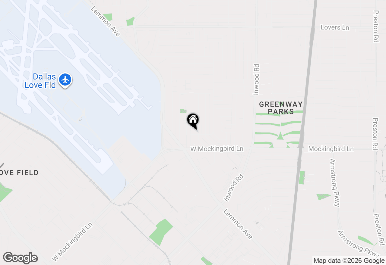 Map of 6603 Roper Street, Dallas, TX 75209