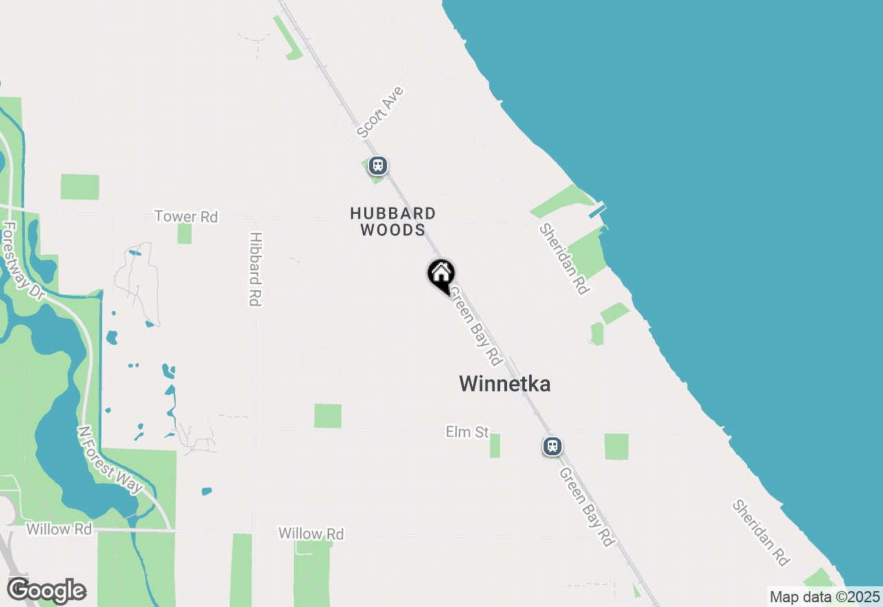 Map of 950 Westmoor Road, Winnetka, IL 60093