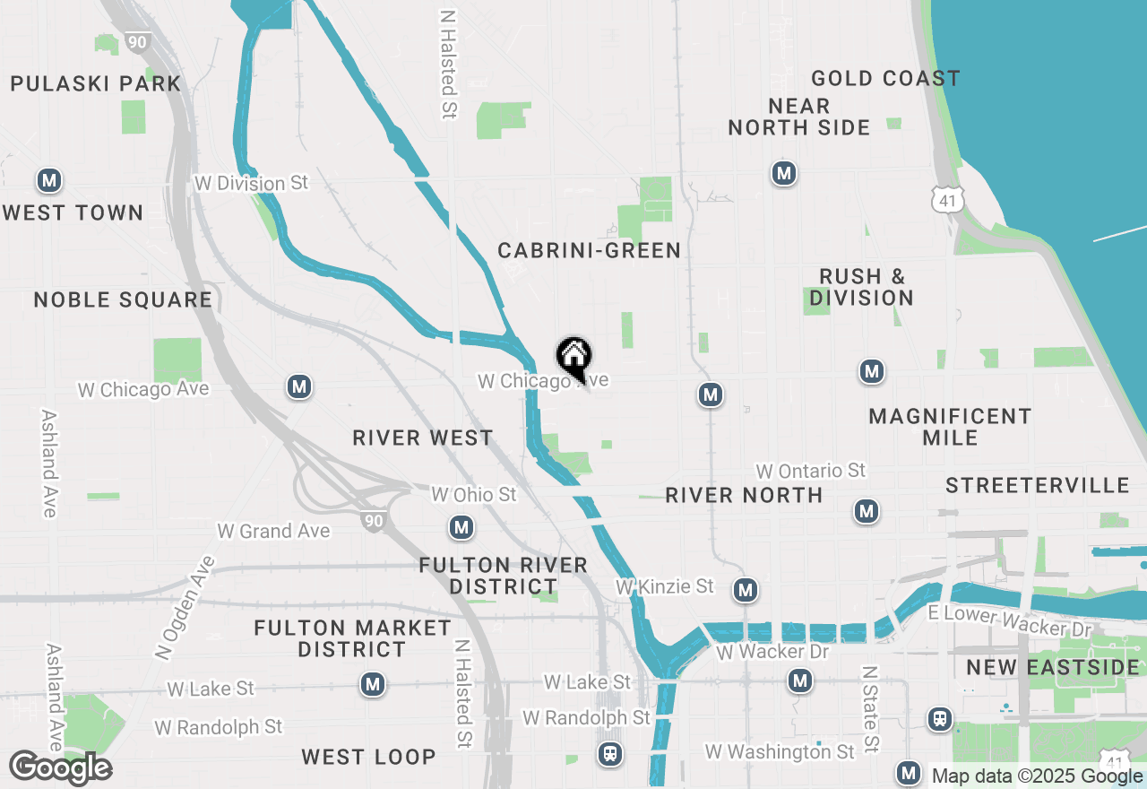Map of 500 W Superior Street #1804, Chicago, IL 60654