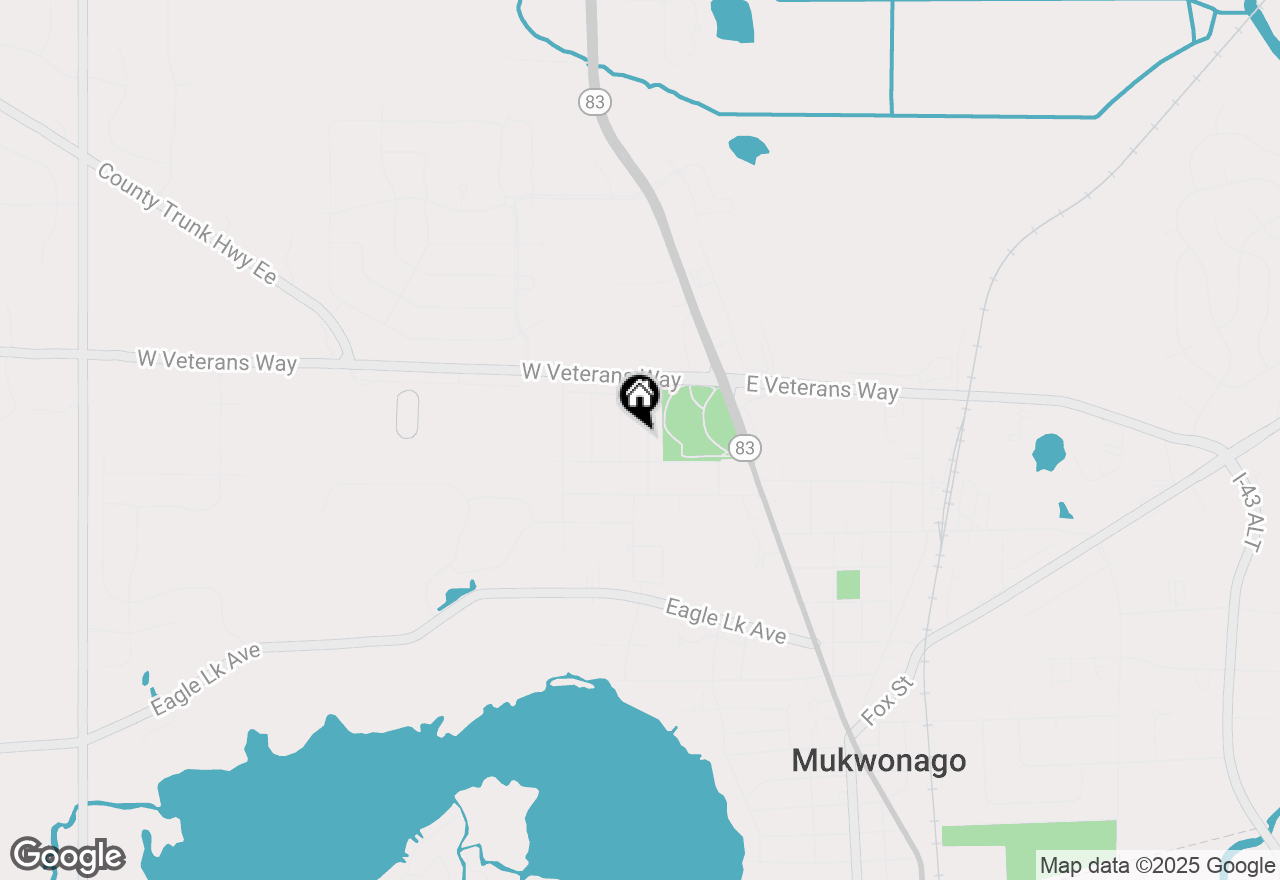 Map of 915 Parkview Ln, Mukwonago, WI 53149