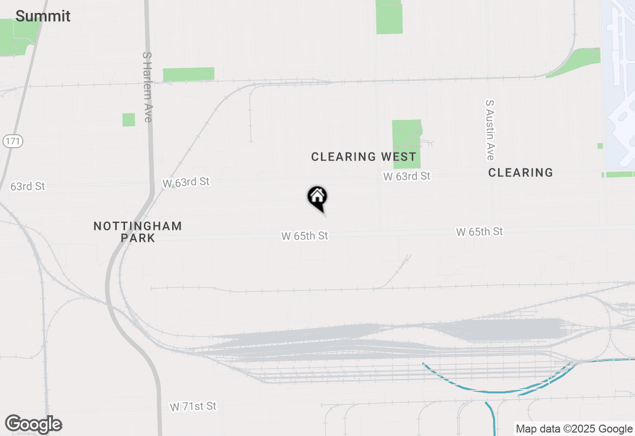 Map of 6612 W 64th Place #3E, Chicago, IL 60638