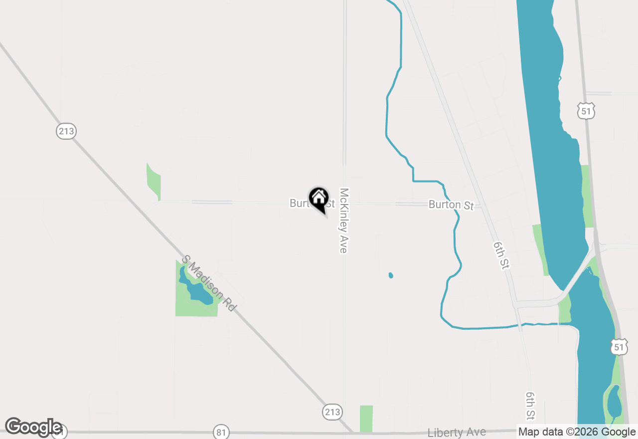 Map of 1827 Cleveland Street, Beloit, WI 53511