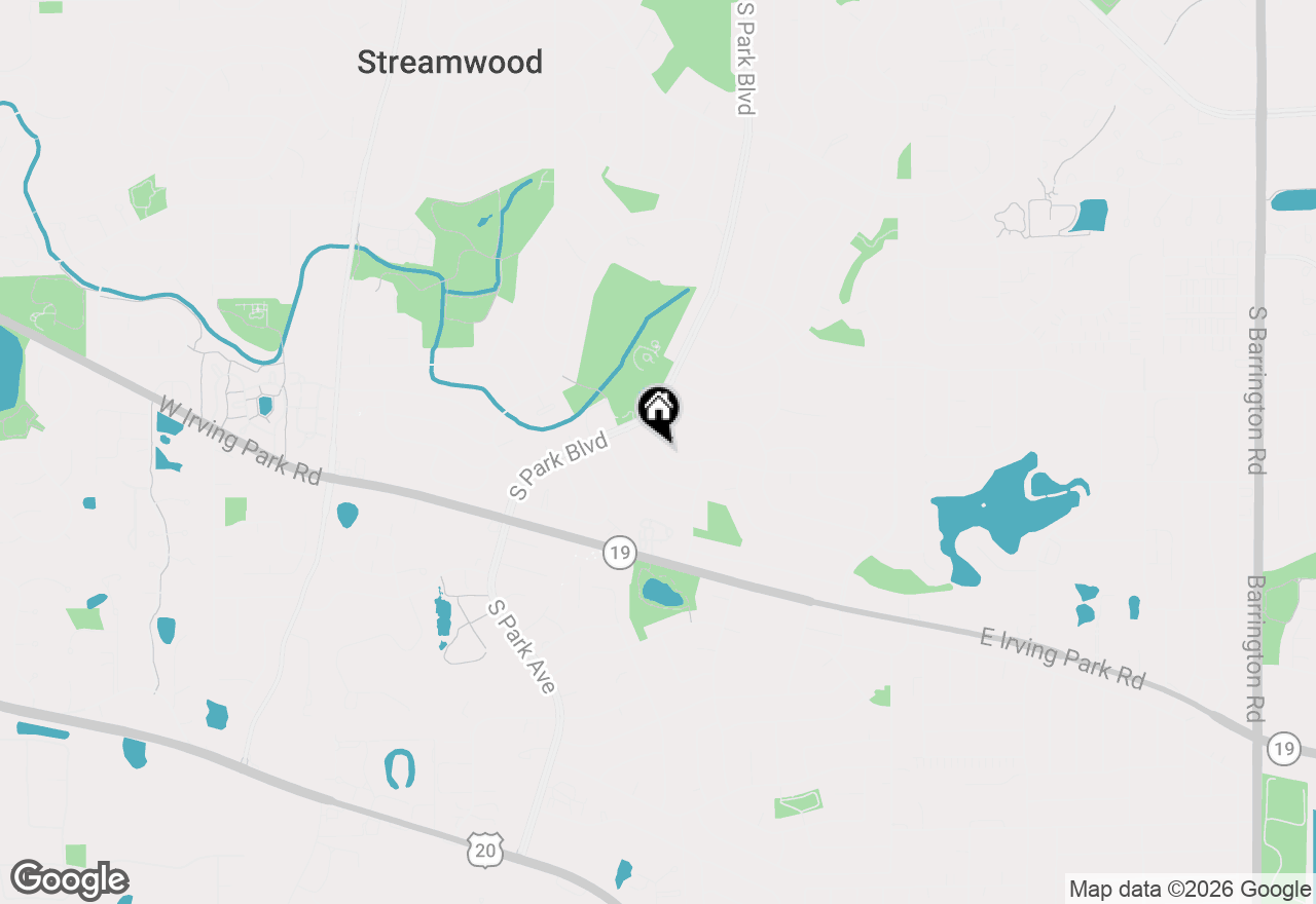 Map of 910 Meadow Lane, Streamwood, IL 60107