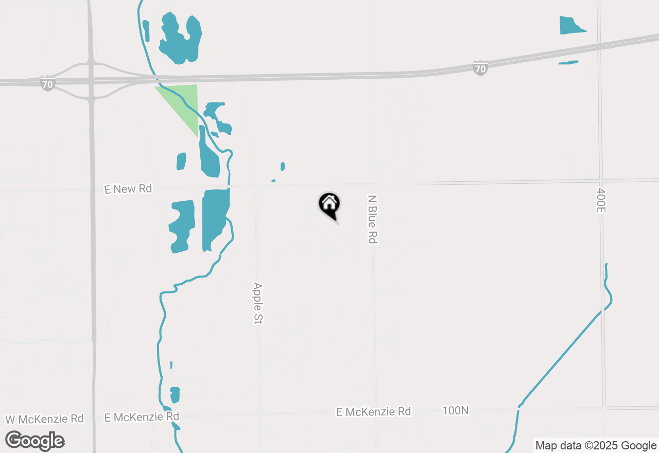 Map of 1770 River Birch Drive, Greenfield, IN 46140