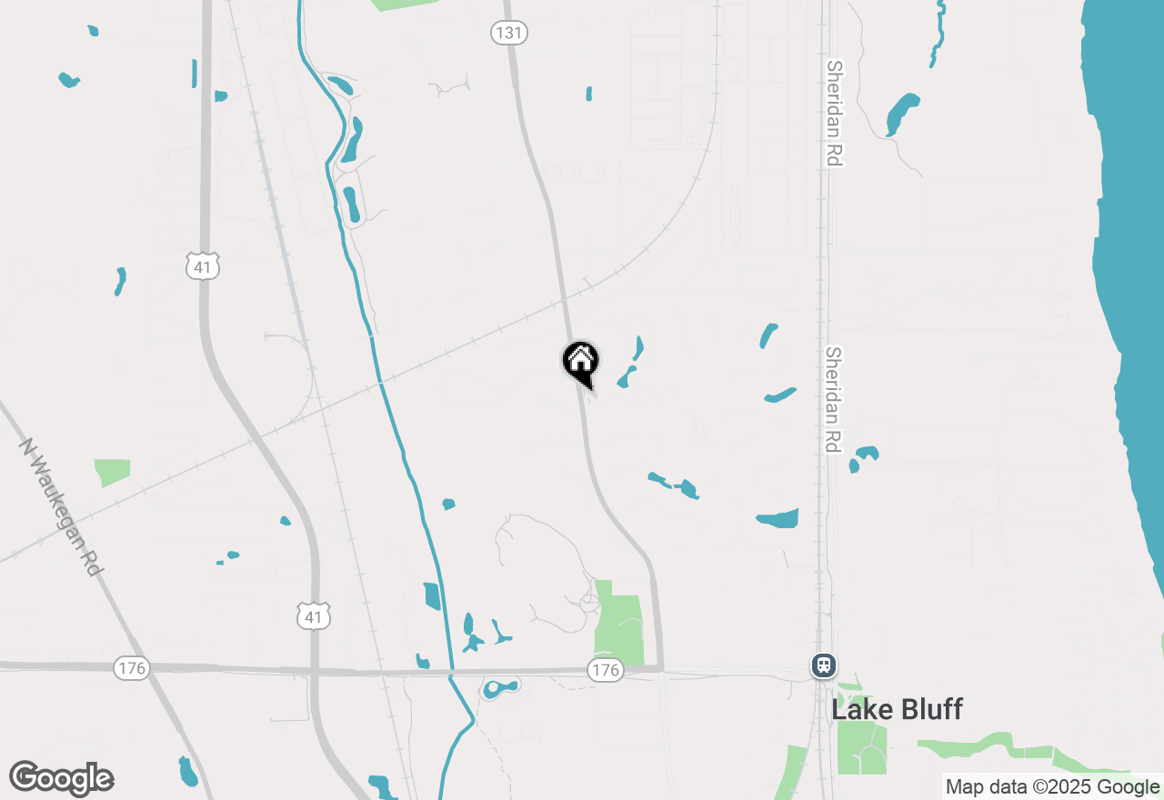 Map of 1045 Green Bay Road, Lake Bluff, IL 60044