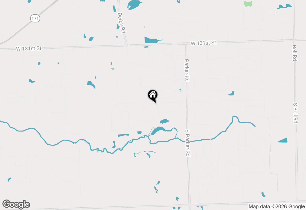 Map of 13821 W Dublin Drive, Homer Glen, IL 60491