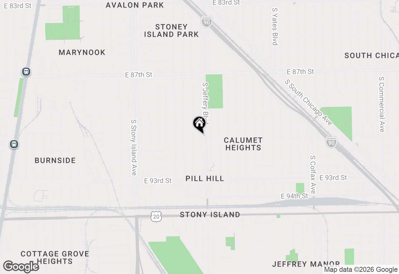 Map of 9035 S Euclid Avenue, Chicago, IL 60617