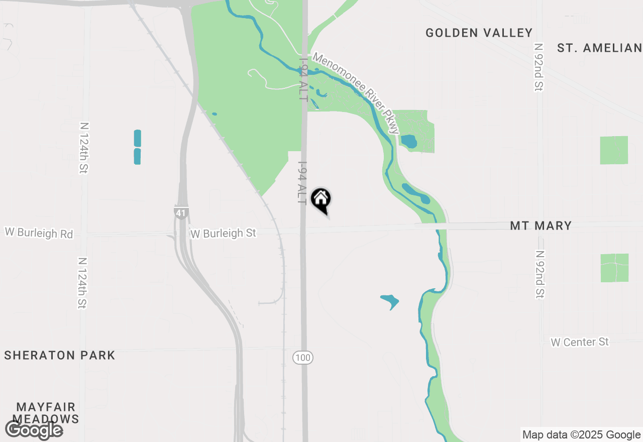 Map of 3117 N Knoll Blvd, Wauwatosa, WI 53222