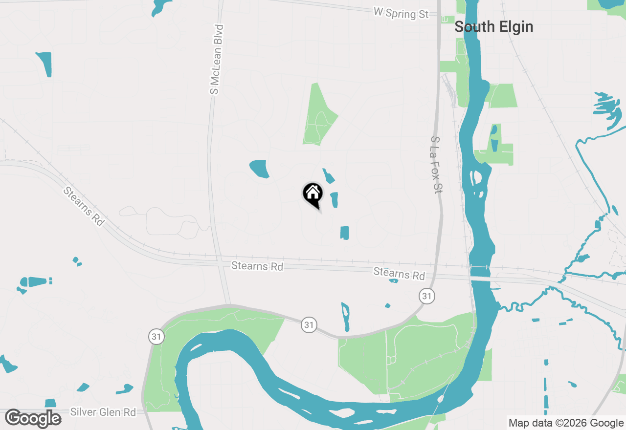 Map of 548 Arbor Lane, South Elgin, IL 60177