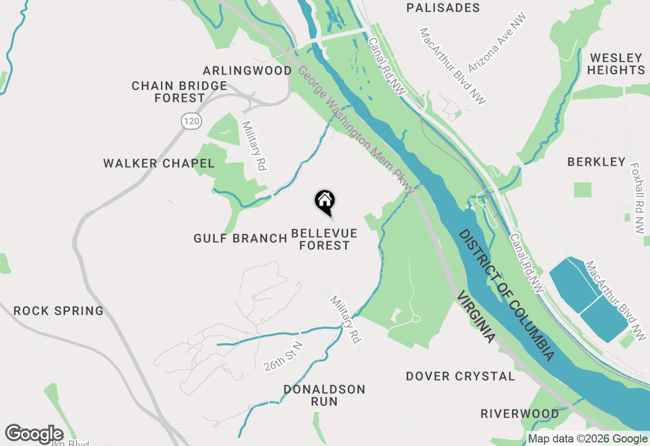 Map of 3830 Roberts Lane, Arlington, VA 22207