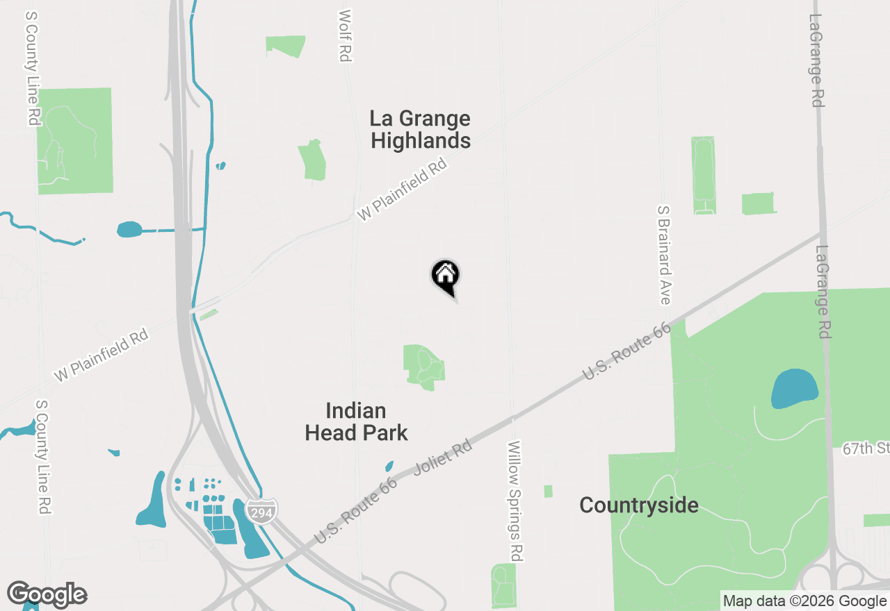 Map of 171 Cascade Drive, Indian Head Park, IL 60525