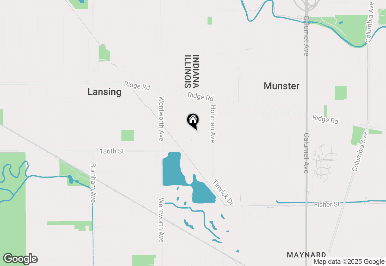 Map of 8452 Forest Avenue, Munster, IN 46321